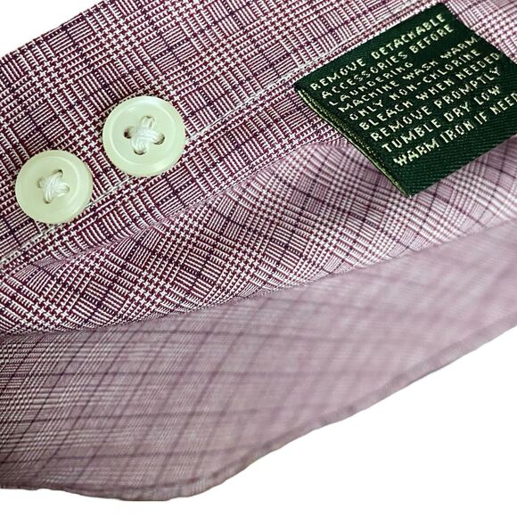 Ralph Lauren Dress Shirt Mens 17 32/33 Button Up Non Iron Plaid Preppy LS LRL - Picture 10 of 11